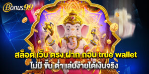 สล็อต เว็บ ตรง ฝาก ถอน true wallet ไม่มี ขั้น ต่ํา เล่นง่ายได้เงินจริง